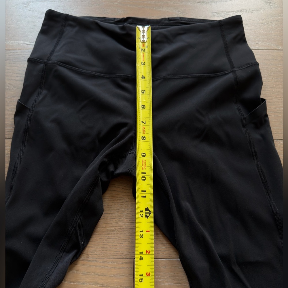 Lululemon Women’s Pace Rival High Rise Crop Leggings Size 6 Black - Picture 3 of 10